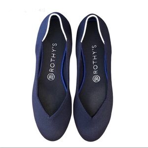 Rothy’s navy blue flats